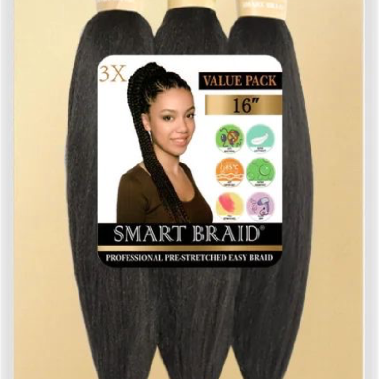 Smart Braid 3X Pre-stretched Hair 16 # 2