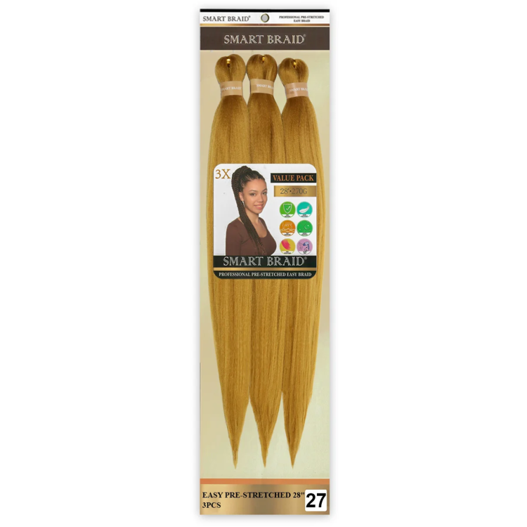 Smart Braid Pre-Stretched 3X PACK 28” - COLOR 27