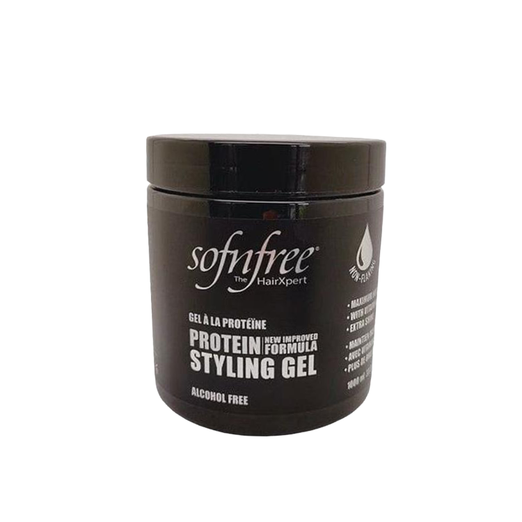 SOF N FREE PROTEIN STYLING GEL 1000ML 33.8OZ