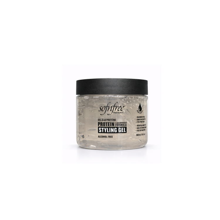 SOFNFREE HAIRXPERT PROTEIN STYLING GEL (ALCOHOL FREE) – 180 ML