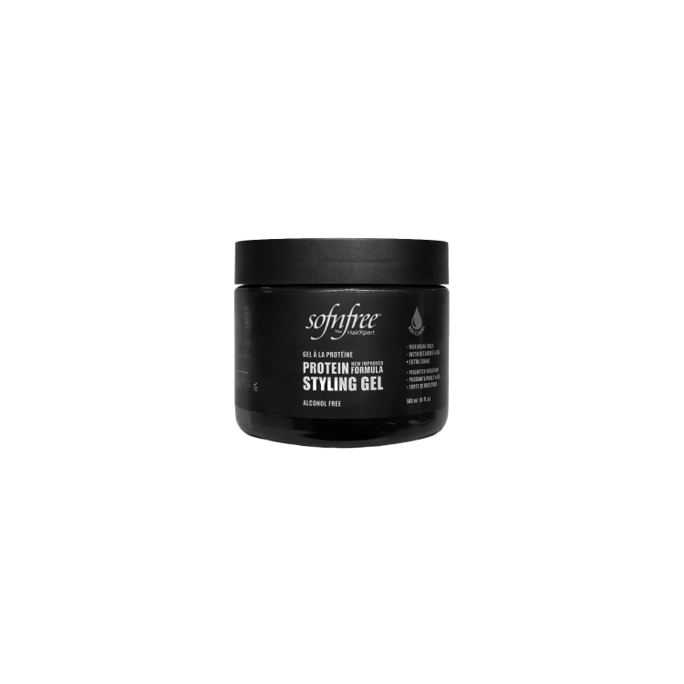 SOFNFREE THE HAIRXPERT PROTEIN STYLING GEL (ALCOHOL FREE) – 180 ML