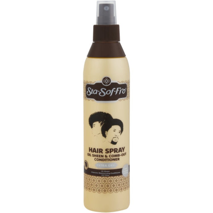 Sta-sof-fro Hair Spray oil sheen and comb-out conditioner 250ml