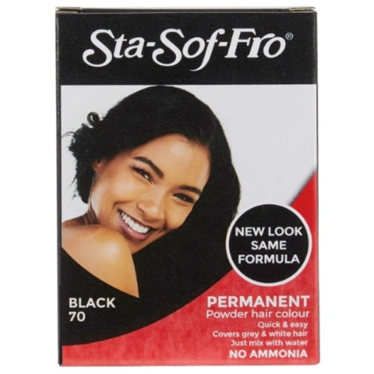 Sta-sof-Fro Permanent Hair Colour- 70 Black