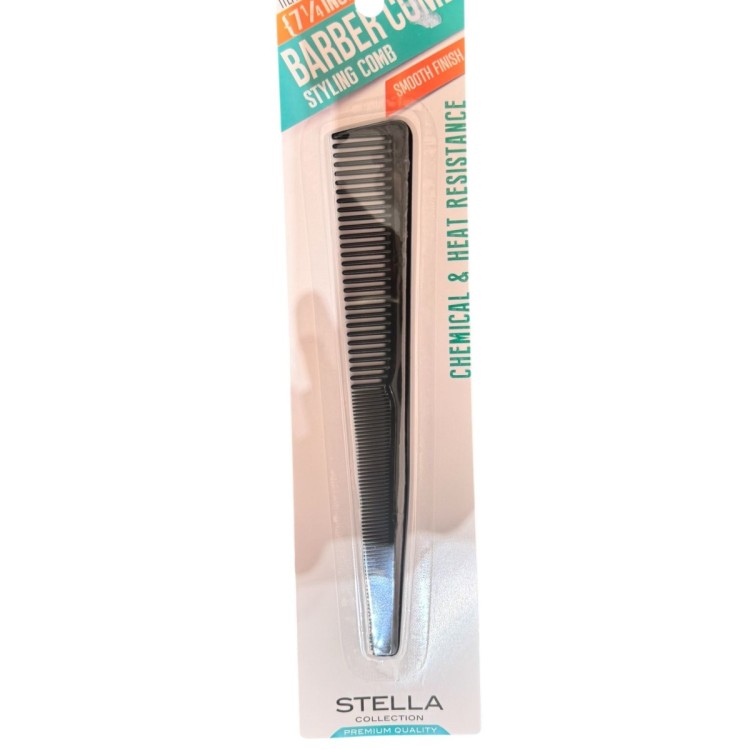 Stella Professional Barber & Cutting Comb (7 1/4 Inch)