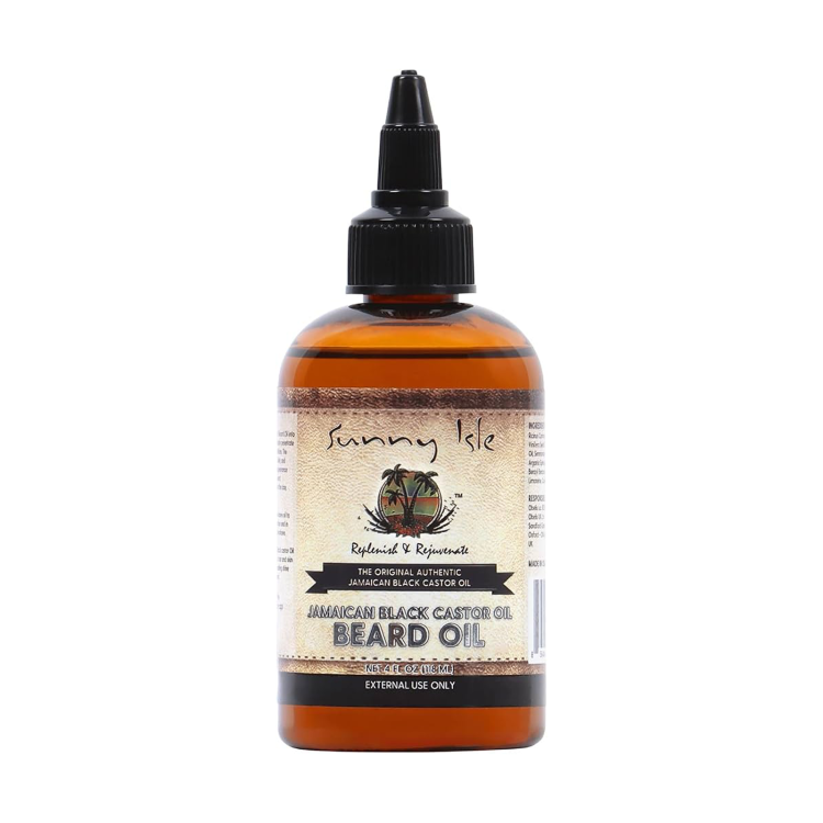 Sunny Isle Jamaican Black Castor Oil Beard Oil 118 ml 4 fl oz