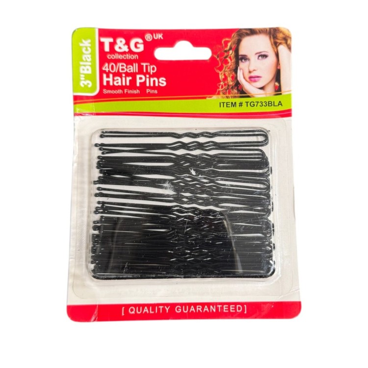 T & G 40/ Ball Tip Hair Pins 