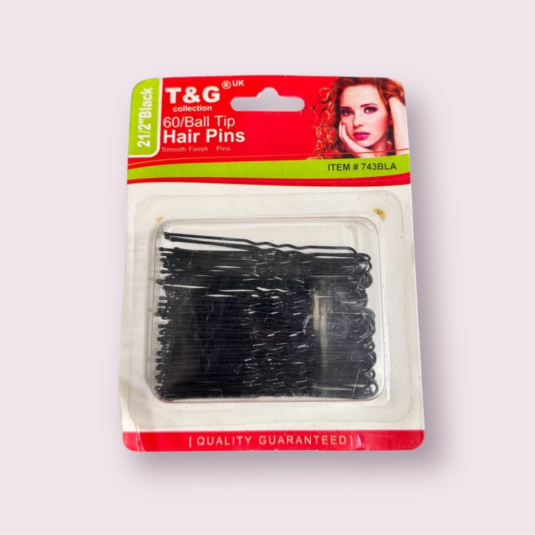 T & G 60 - ball tip hair pins 