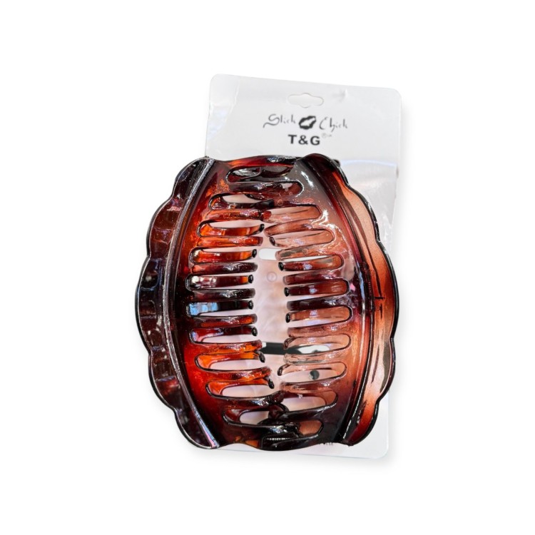 T & G Tortoiseshell Fish/Banana Hair Clip