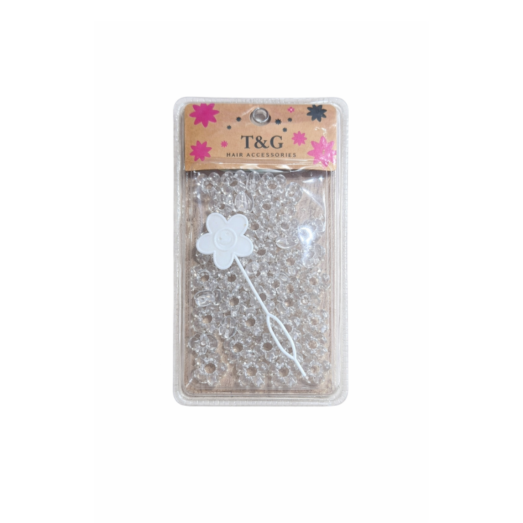 T&G HAIR BEADS- FLOWER