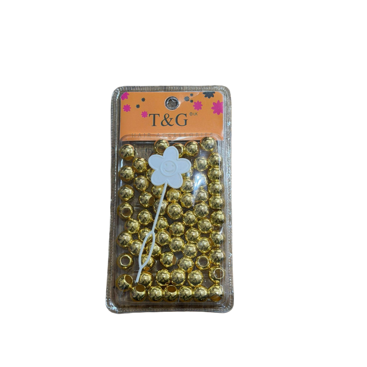 T&G HAIR BEADS- GOLD
