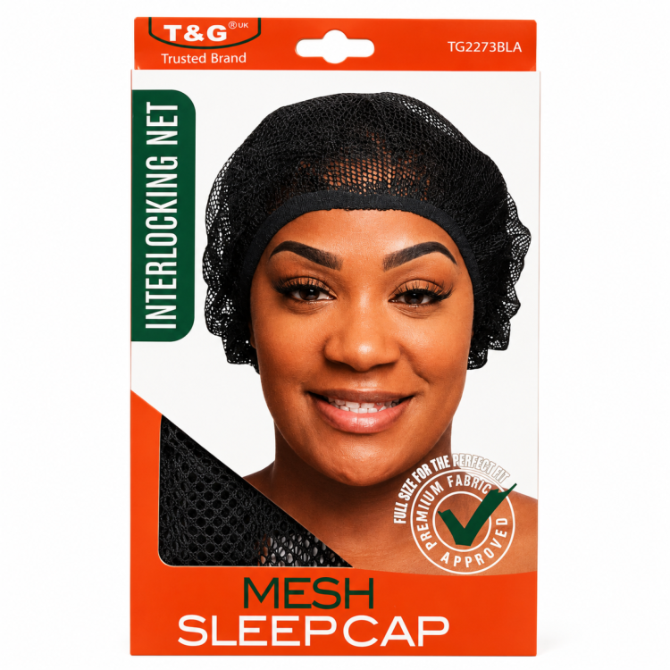 T&G Interlocking Net Mesh Sleep Cap