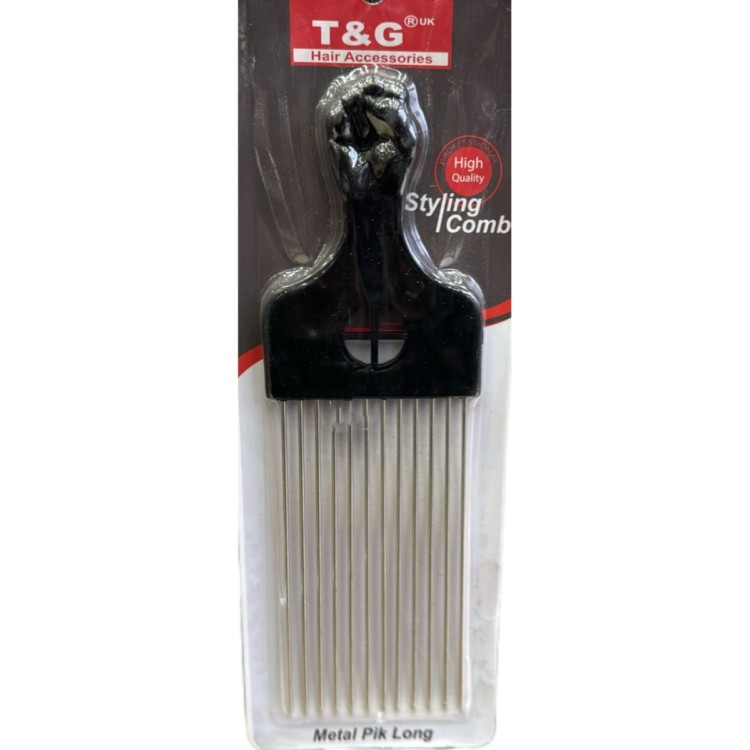 T&G Metal Hair Comb