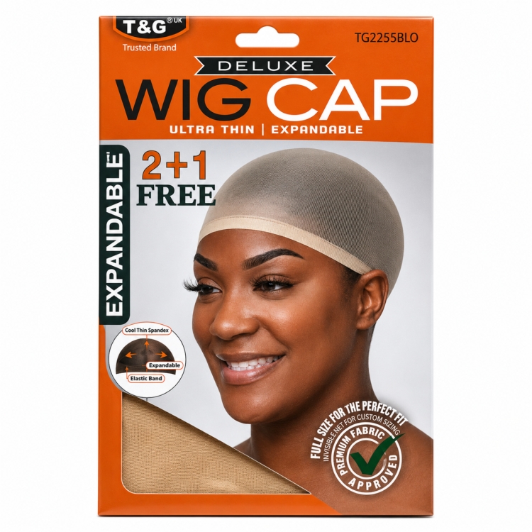 T&G UK Deluxe Wig Cap Ultra Thin & Expandable 2+1 Free