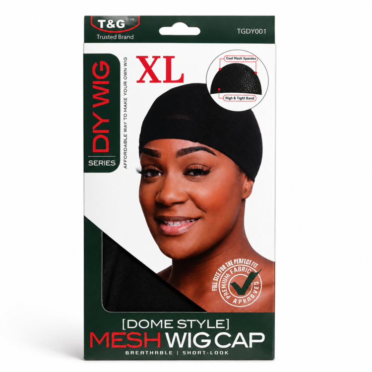 T&G UK DIY Wig Series Dome Style Mesh Wig Cap (XL)