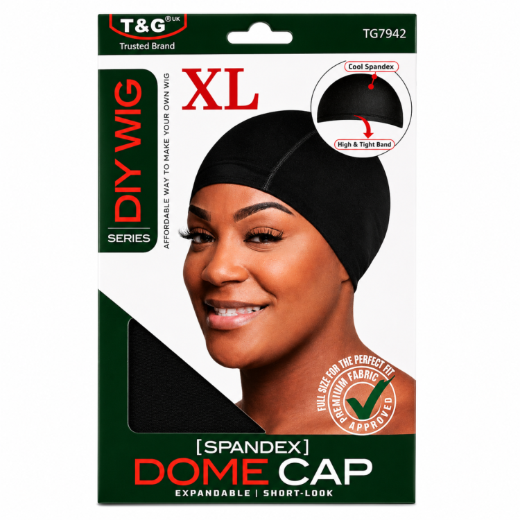 T&G UK DIY Wig Series Spandex Dome Cap XL