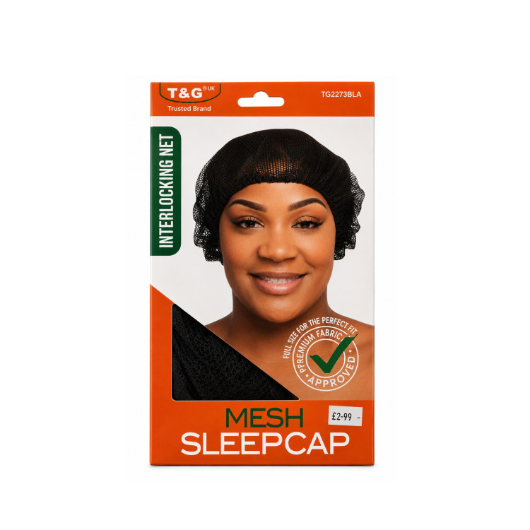 T&G UK Mesh Sleep Cap Black