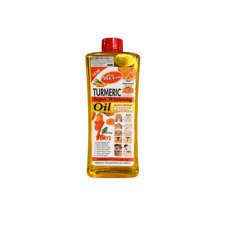VEETGOLD TURMERIC SUPER WHITENING OIL – 1000 ML