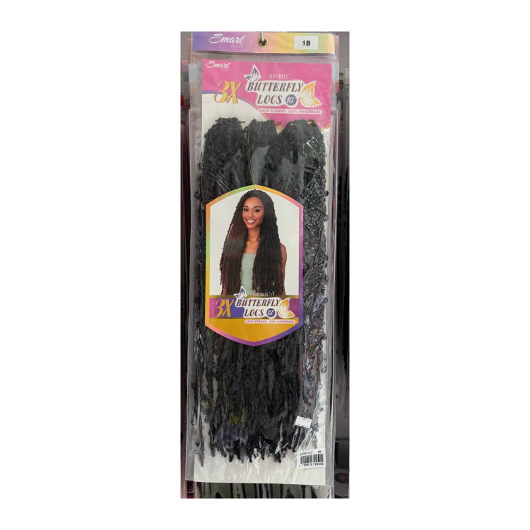 VIVITRESS 3X BUTTERFLY LOCS 18 ( 1B)
