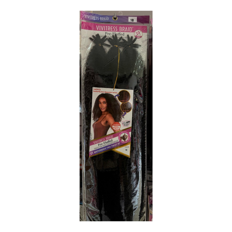 VIVITRESS 3X WATERWAVE FRO TWIST 30 (1B)
