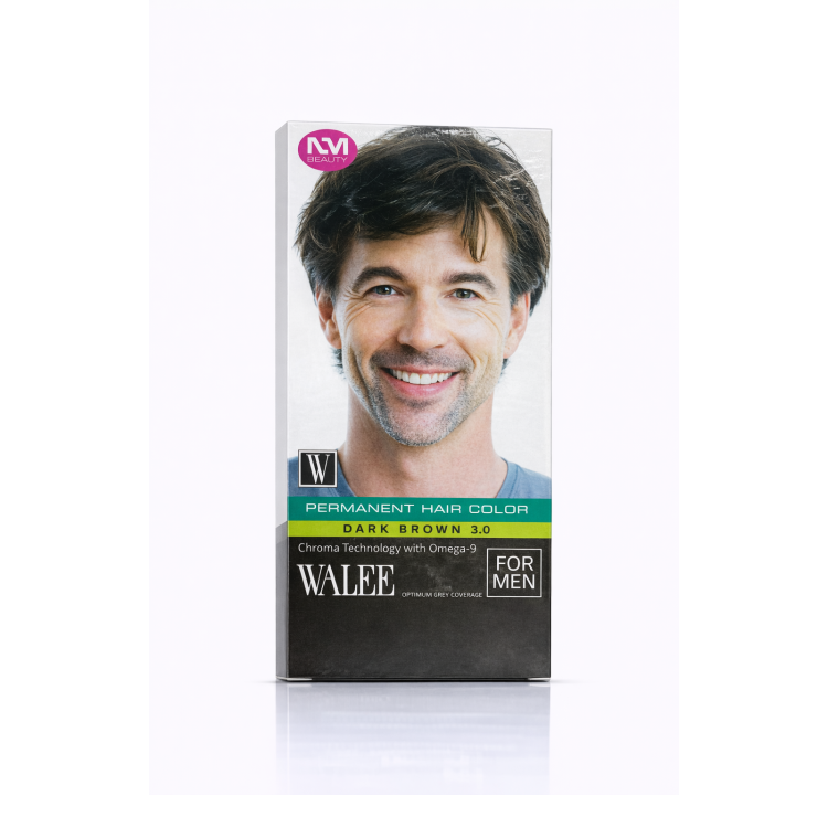 Walee For Men Permanent Hair color Dark Brown-3.0