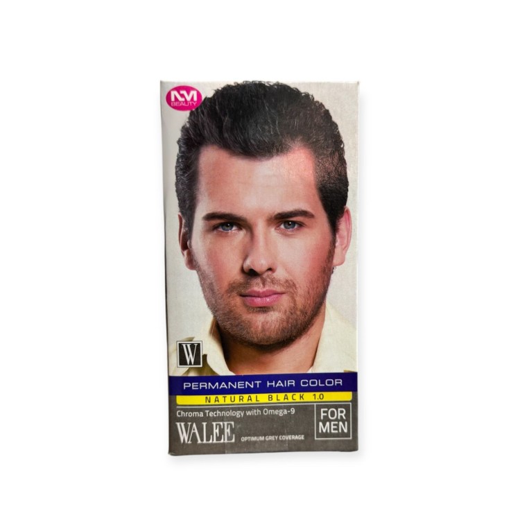 Walee Permanent Hair Color -Natural Black 