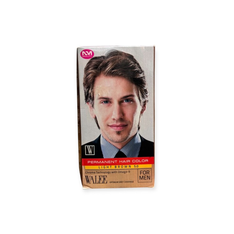 Walee Permanent Hair Color Light Brown 5.0