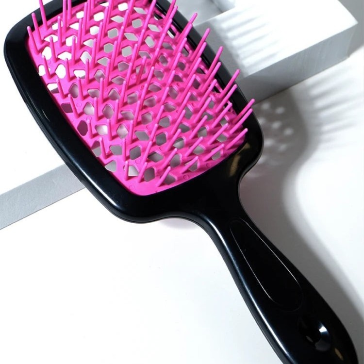 WIDE TEETH AIR CUSION HAIR BRUSH
