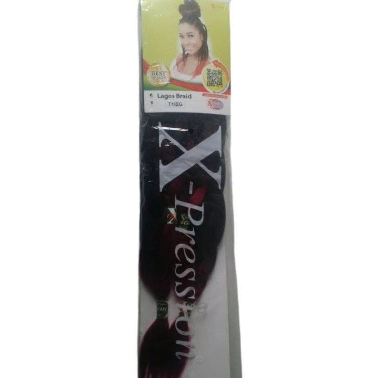 X-presion extensions Lagos  Braid No.T1/BG
