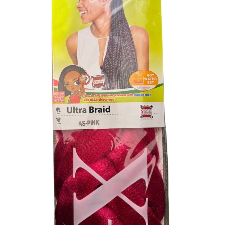 X-pression - Ultra Braid AS-Pink