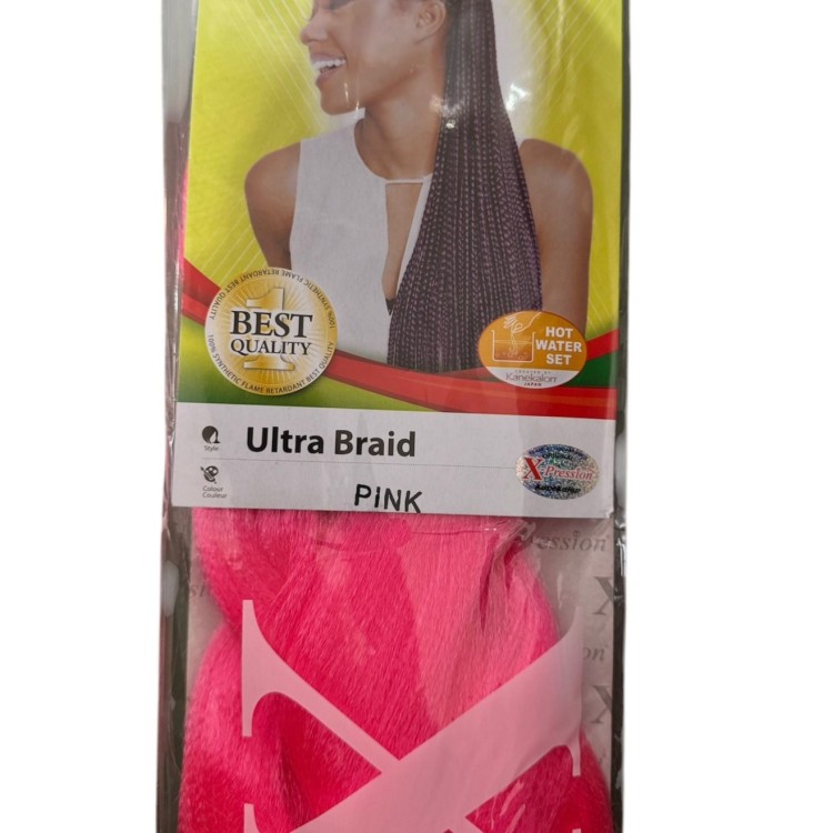 X-pression - Ultra Braid Pink
