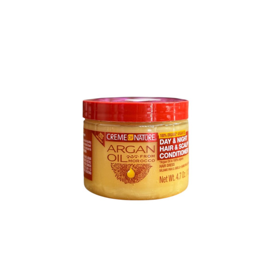 Creme Of Nature Day &amp; Night Hair &amp; Scalp Conditioner with 100% Organic Argan Oil